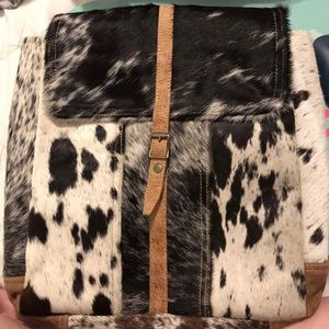 Cow Hide Backback
